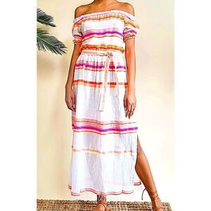 LEMLEM  Qelem Off Shoulder Dress | Fuchsia, XS $390